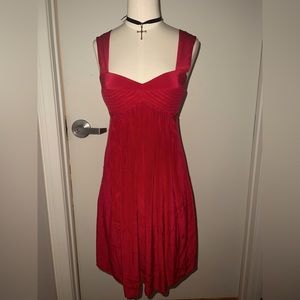 Black Halo dark pink fuchsia dress! So beautiful and cute on! In good condition!